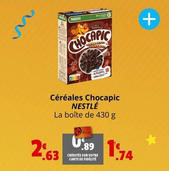 Coccinelle Express Céréales Chocapic NESTLÉ offre