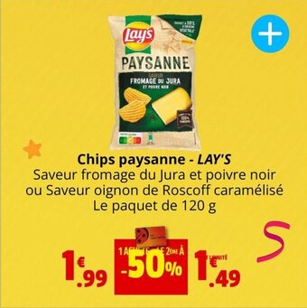 Coccinelle Express Chips paysanne - LAY'S offre