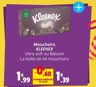 Coccinelle Express Mouchoirs KLEENEX offre