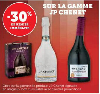 SUR LA GAMME JP CHENET