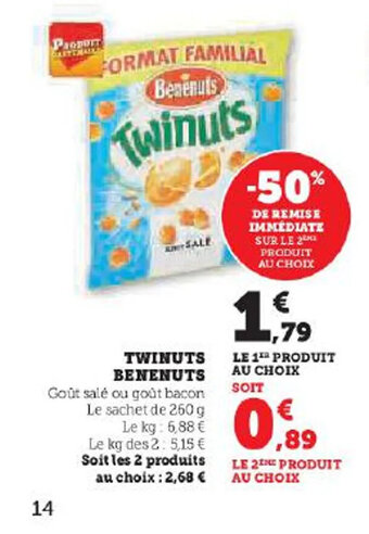 Hyper U TWINUTS BENENUTS offre