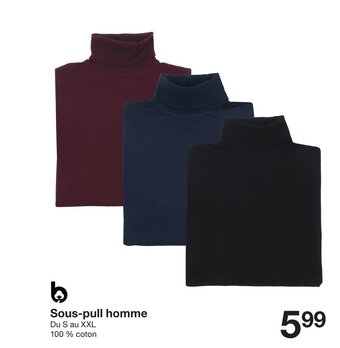 Sous-pull homme