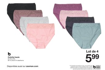 Zeeman Culotte haute offre