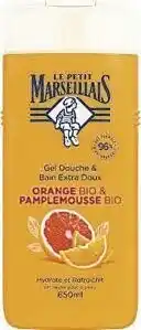 Casino Supermarchés Douche et Bain BIO Pamplemousse /Orange offre