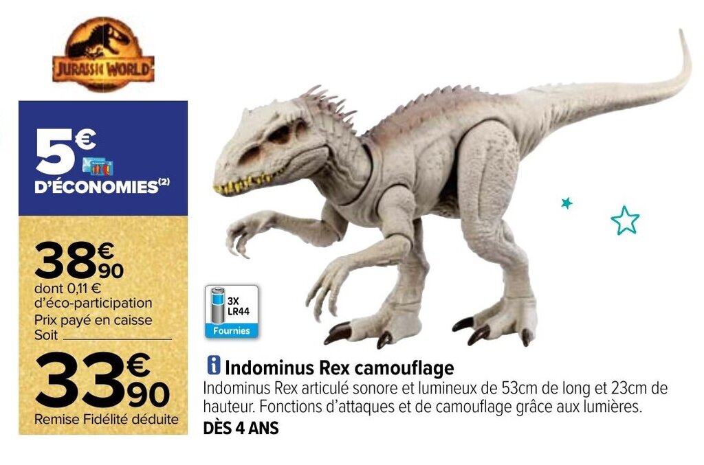 Indominus discount rex alcampo