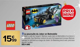 La poursuite du Joker en Batmobile