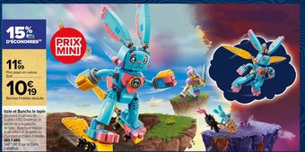Carrefour Izzie et Bunchu le lapin offre