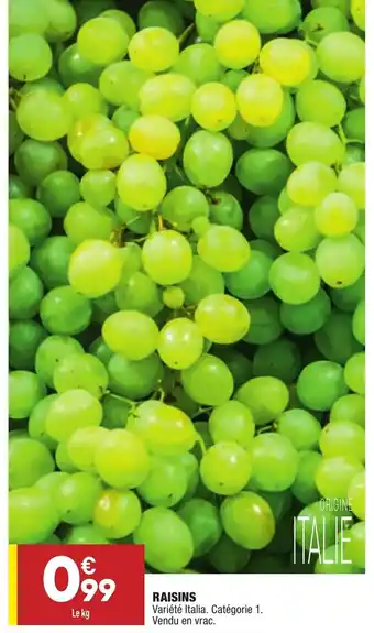 ALDI Raisins offre