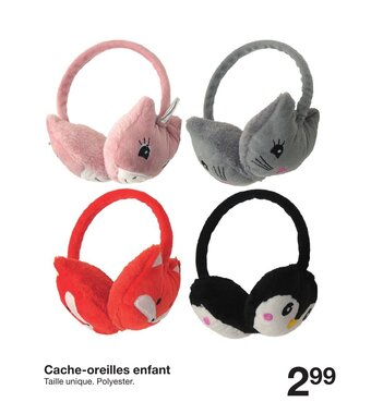 Zeeman Cache-oreilles enfant offre