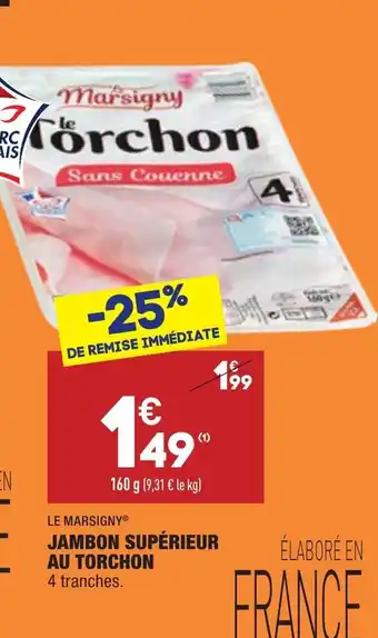 ALDI Jambon supérieur au torchon offre