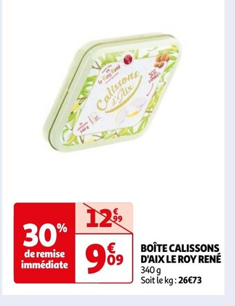 BOÎTE CALISSONS D'AIX LE ROY RENÉ