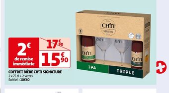 Auchan COFFRET BIÈRE CH'TI SIGNATURE offre