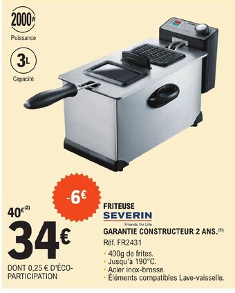 E.Leclerc FRITEUSE SEVERIN offre
