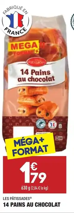 ALDI 14 Pains au chocolat offre