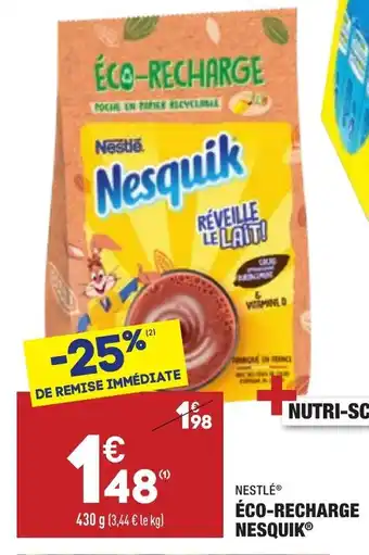 ALDI Éco-recharge Nesquik offre