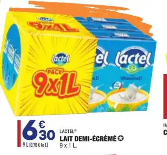 ALDI Lait demi-écrémé offre