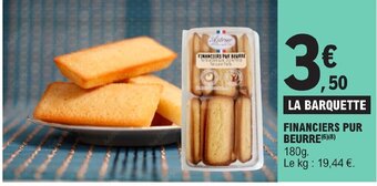 E.Leclerc FINANCIERS PUR BEURRE offre
