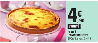 E.Leclerc FLAN À L'ANCIENNE (5)(8) offre