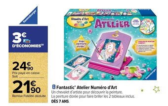 Carrefour Fantastic' Atelier Numéro d'Art offre