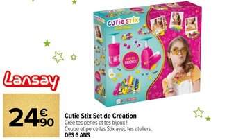 Carrefour Cutie Stix Set de Création offre