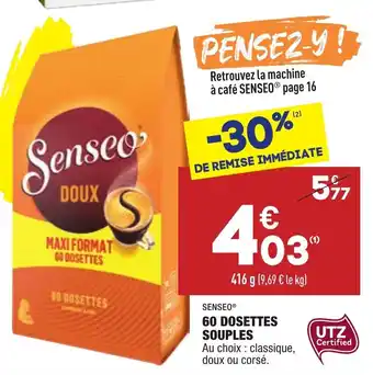 ALDI 60 Dosettes Souples offre