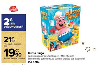 Carrefour Cuisto Dingo offre