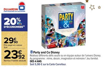 Carrefour i Party and Co Disney offre