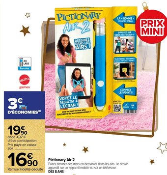 Carrefour Pictionary Air 2 offre
