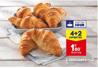 ALDI 6 croissants offre