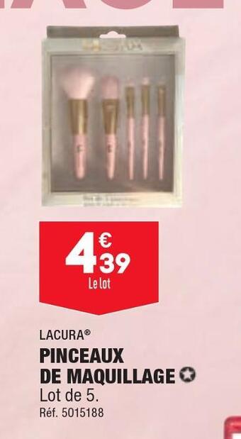 Lacura pinceaux de maquillage