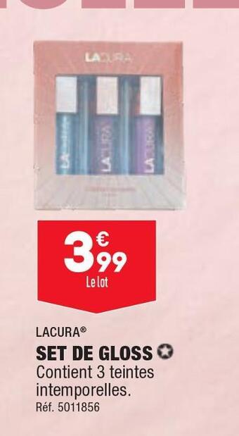 ALDI Lacura set de gloss offre