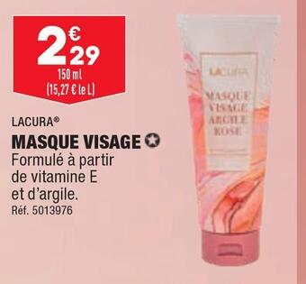 ALDI Lacura masque visage offre