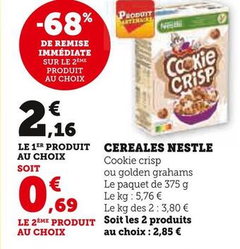 U Express Nestle cereales offre