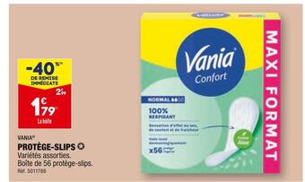 ALDI Vania protège-slips offre
