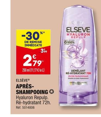 ALDI Elsève après-shampooing offre