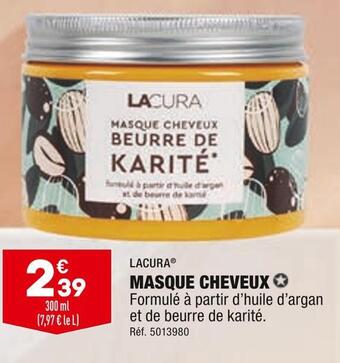 ALDI Lacura masque cheveux offre