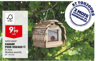 ALDI Super crack cabane pour oiseaux offre