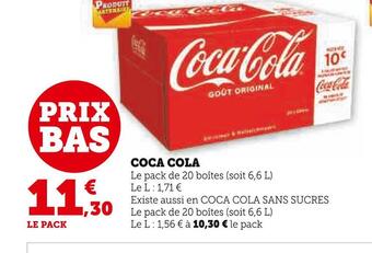 Super U Coca cola coca cola offre