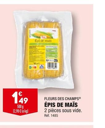ALDI Fleurs des champs épis de maïs offre
