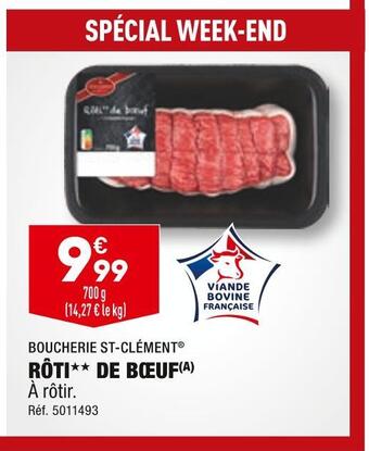 ALDI Boucherie st-clément rôti de bœuf offre