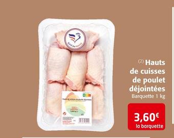 Colruyt Hauts de cuisses de poulet déjointées offre