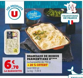 U brandade de morue parmentiere