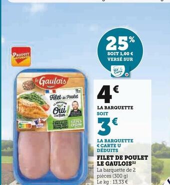 Le gaulois filet de poulet