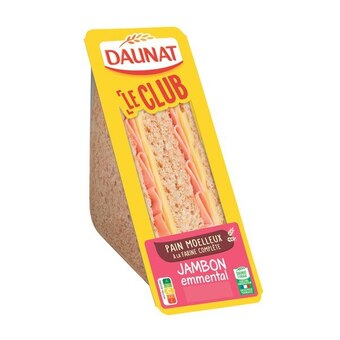 Carrefour Market Daunat sandwich triangle le club offre