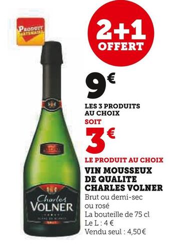 Charles volner vin mousseux de qualite