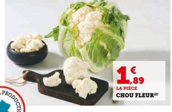 Super U Chou fleur offre