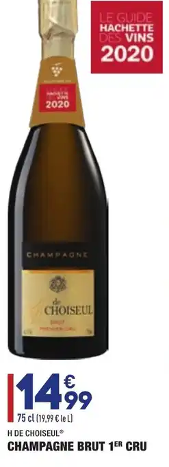 ALDI Champagne Brut 1 Cru offre