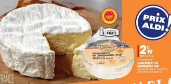 ALDI Camembert de Normandie AOP offre