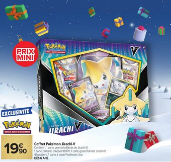 Carrefour Coffret Pokémon Jirachi-V offre