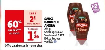 Auchan SAUCE BARBECUE AMORA offre